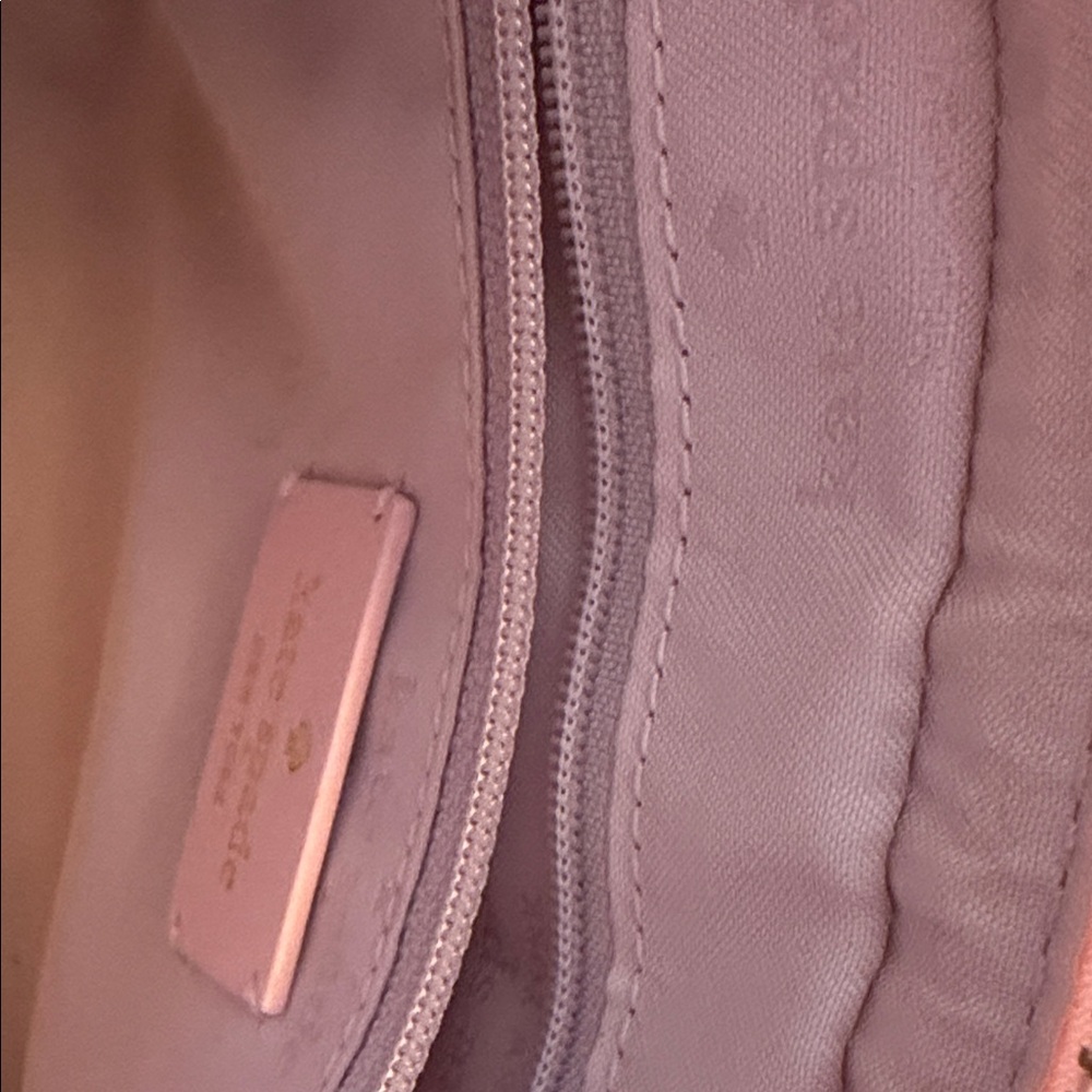 kate spade Pink Quilted Leather Crossbody with Gold Chain - Picture 5 of 8